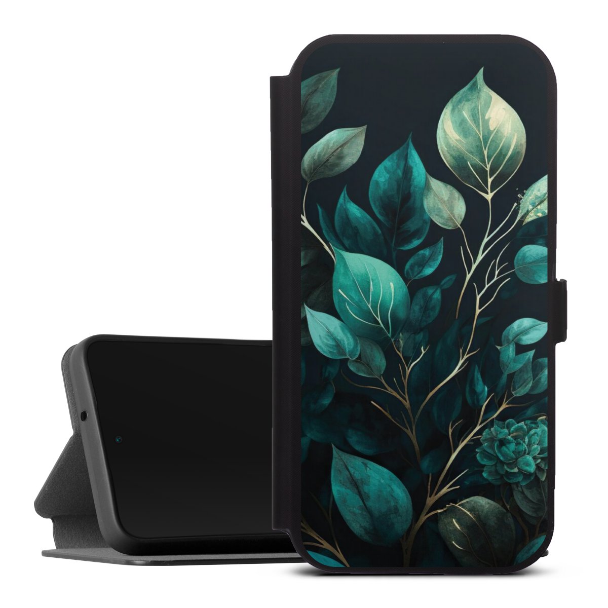 Eukalyptus dunkler Hintergrund