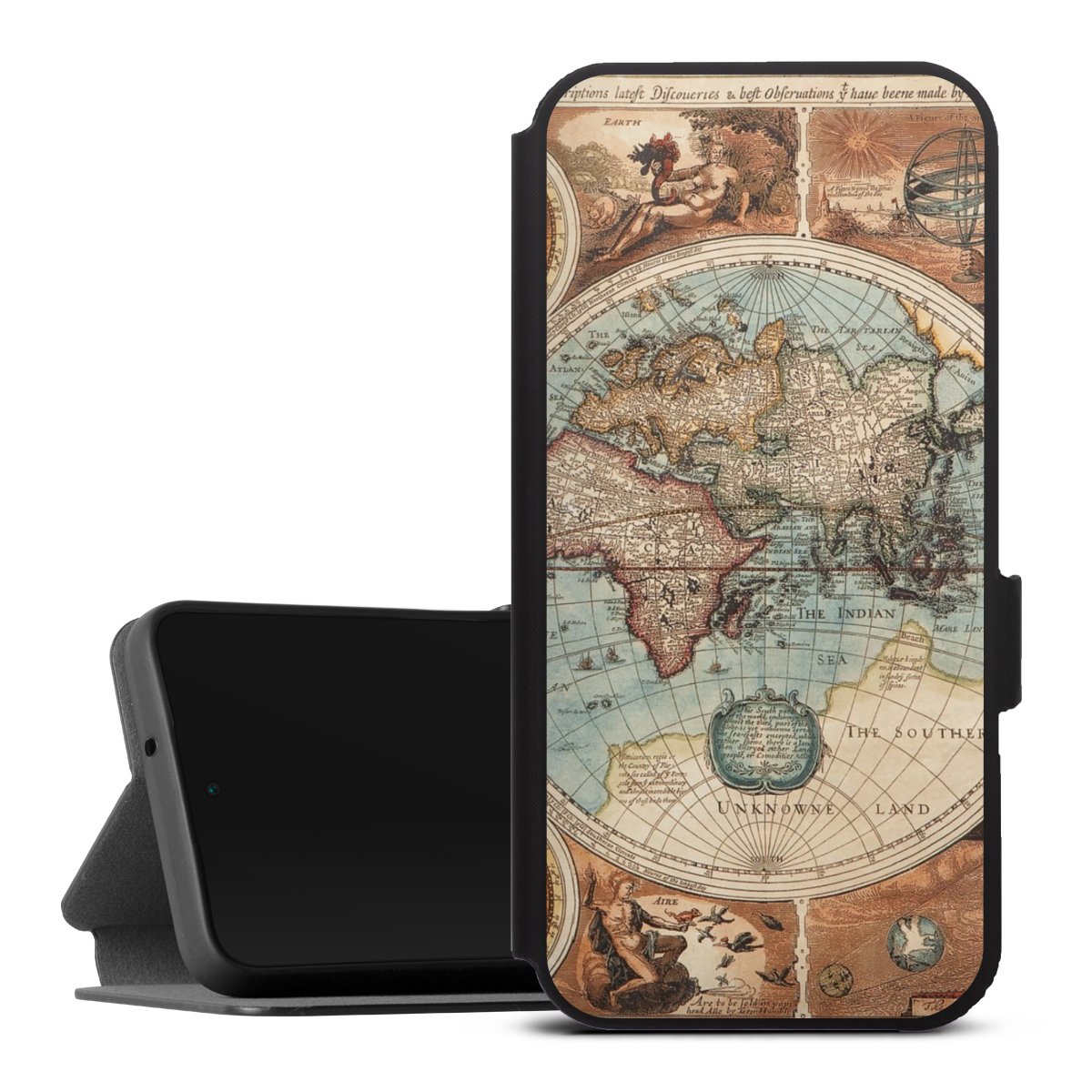 Mappa del mondo vintage