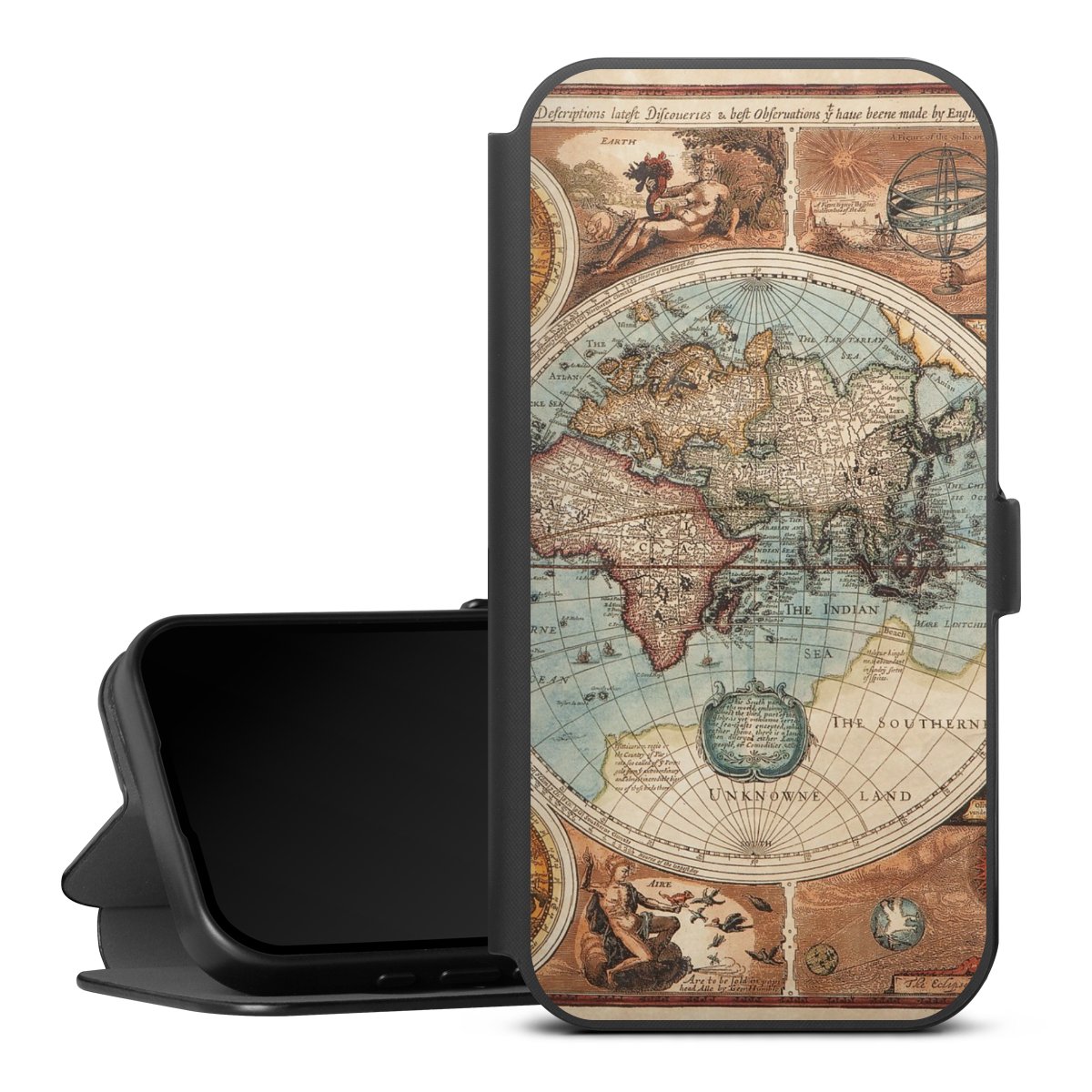 Mappa del mondo vintage