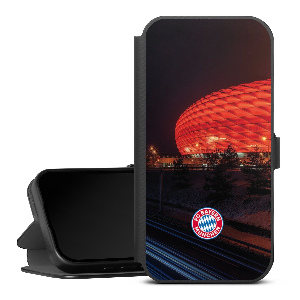 Allianz Arena bei Nacht FCB