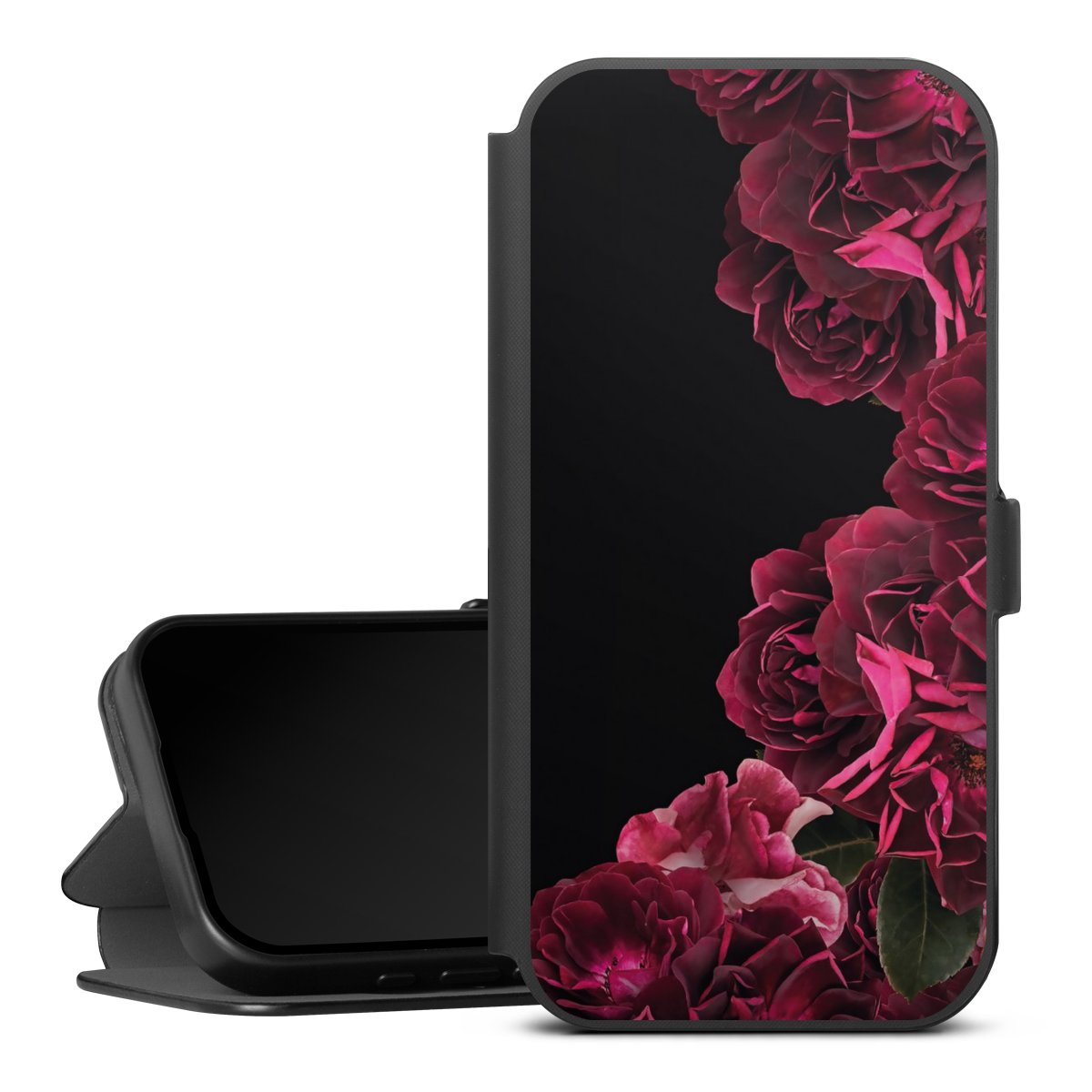 Rose vintage su nero