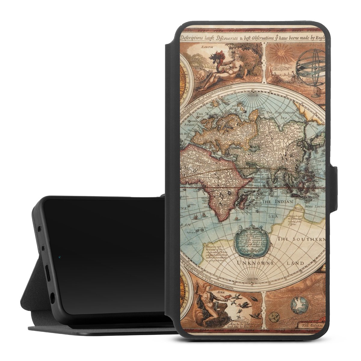 Mappa del mondo vintage