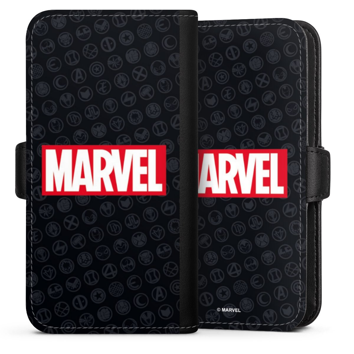 Marvel Logo Black Red 