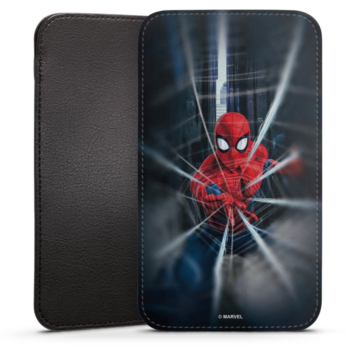 Voornaamwoord salon Definitief Spider-Man Webs In Action voor Insteekhoesje (zwart) voor Samsung Galaxy S7  Edge van DeinDesign