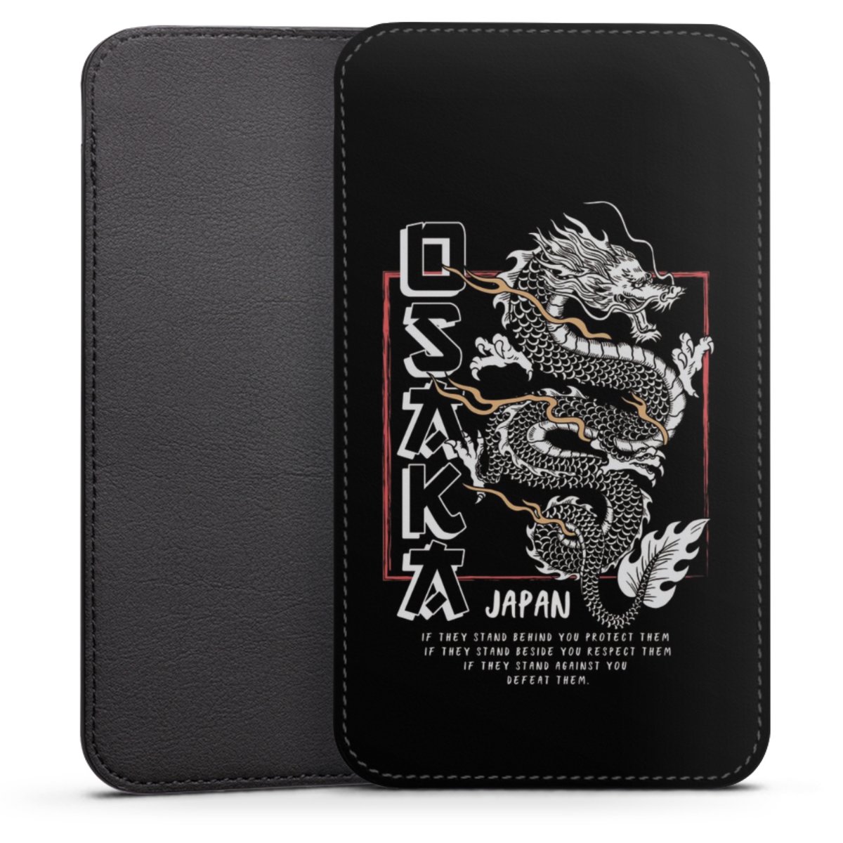 financieel Krachtcel scheerapparaat Osaka Dragon voor Insteekhoesje (zwart) voor Wiko Lenny 5 van DeinDesign