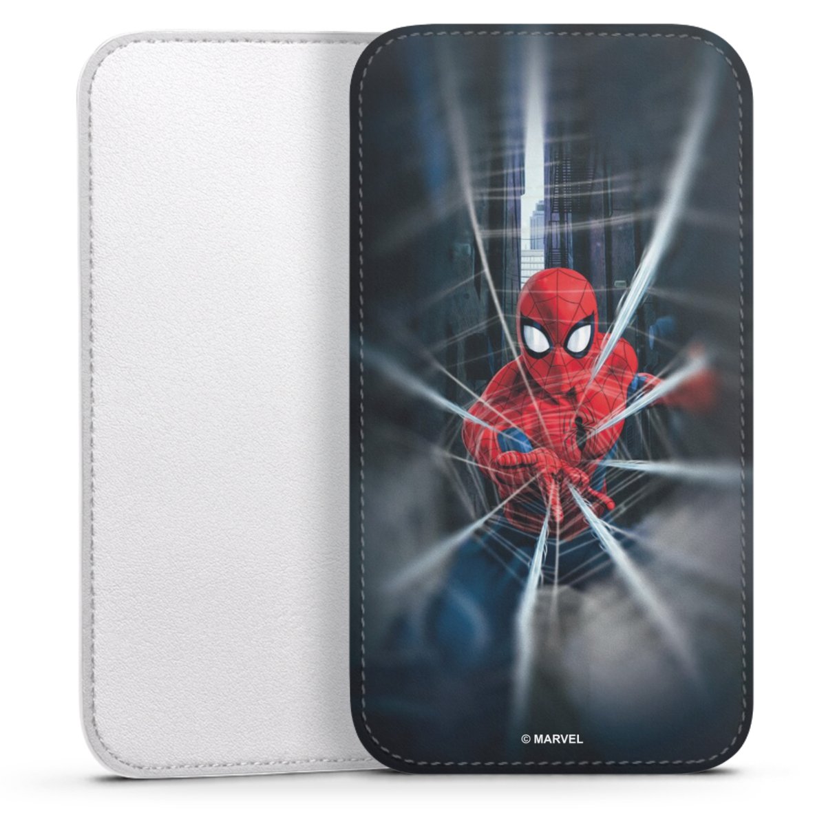patroon het doel Beenmerg Spider-Man Webs In Action voor Insteekhoesje (wit) voor Apple iPhone 6s van  DeinDesign