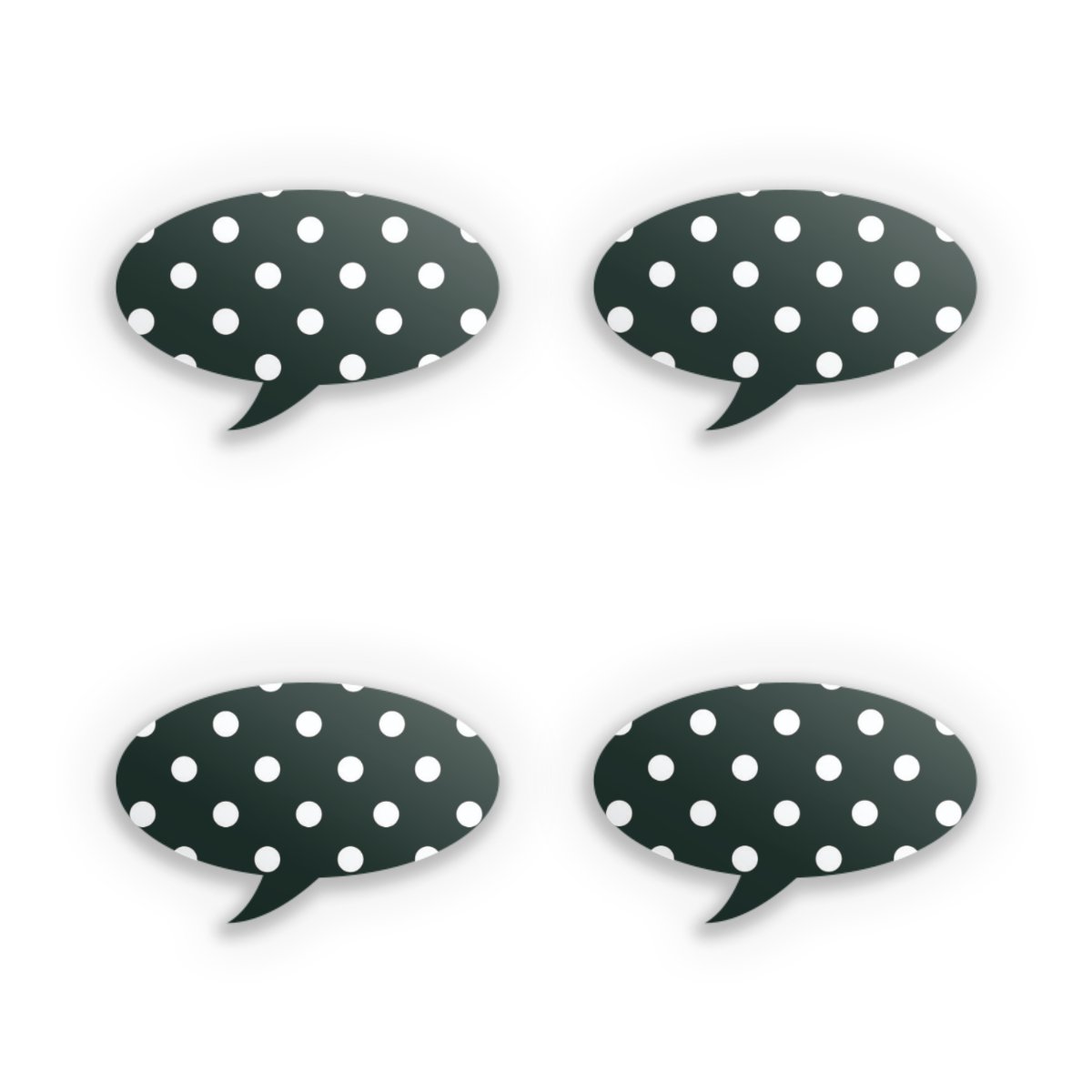 Confettis blancs sur fond noir