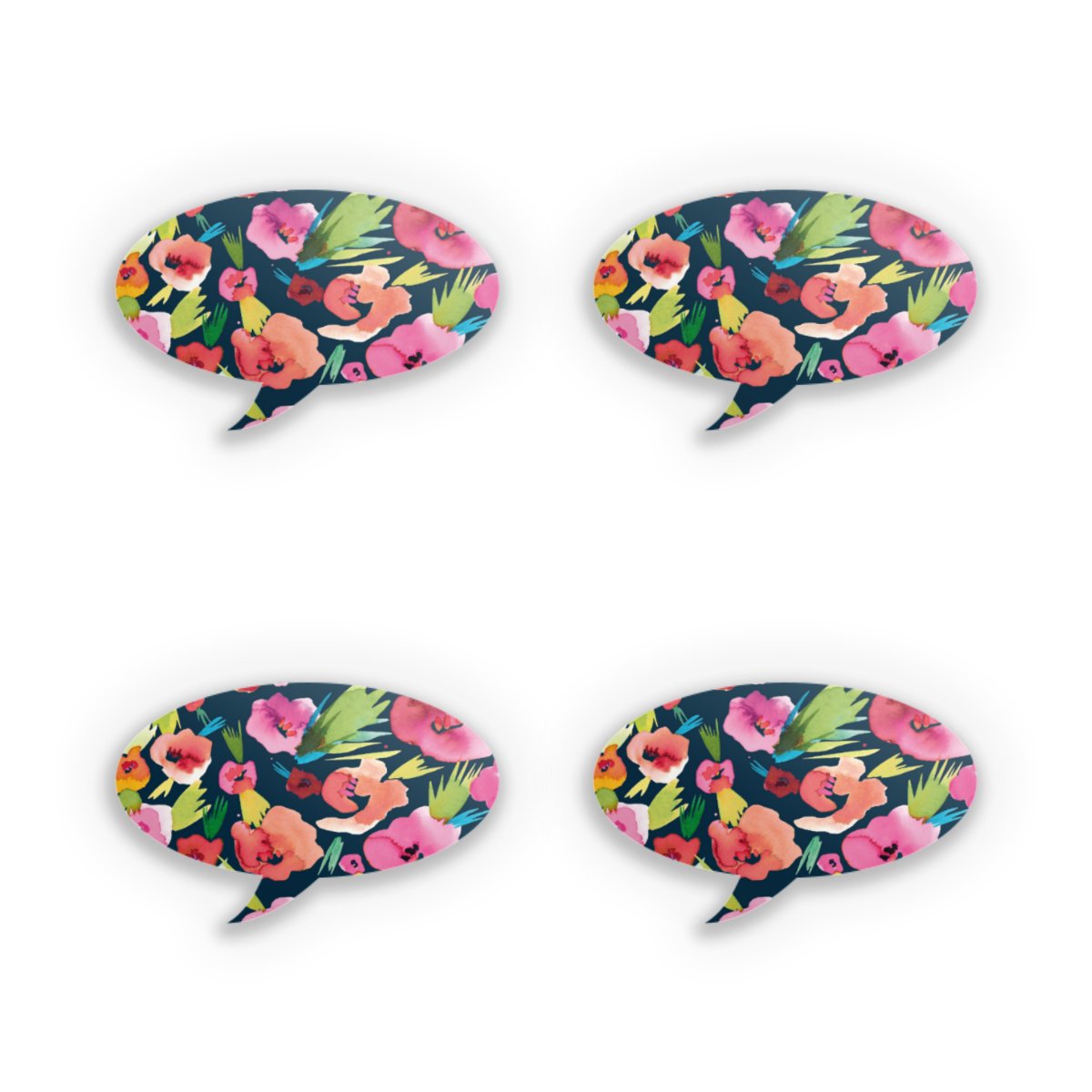 Fleurs tropicales aquarelles