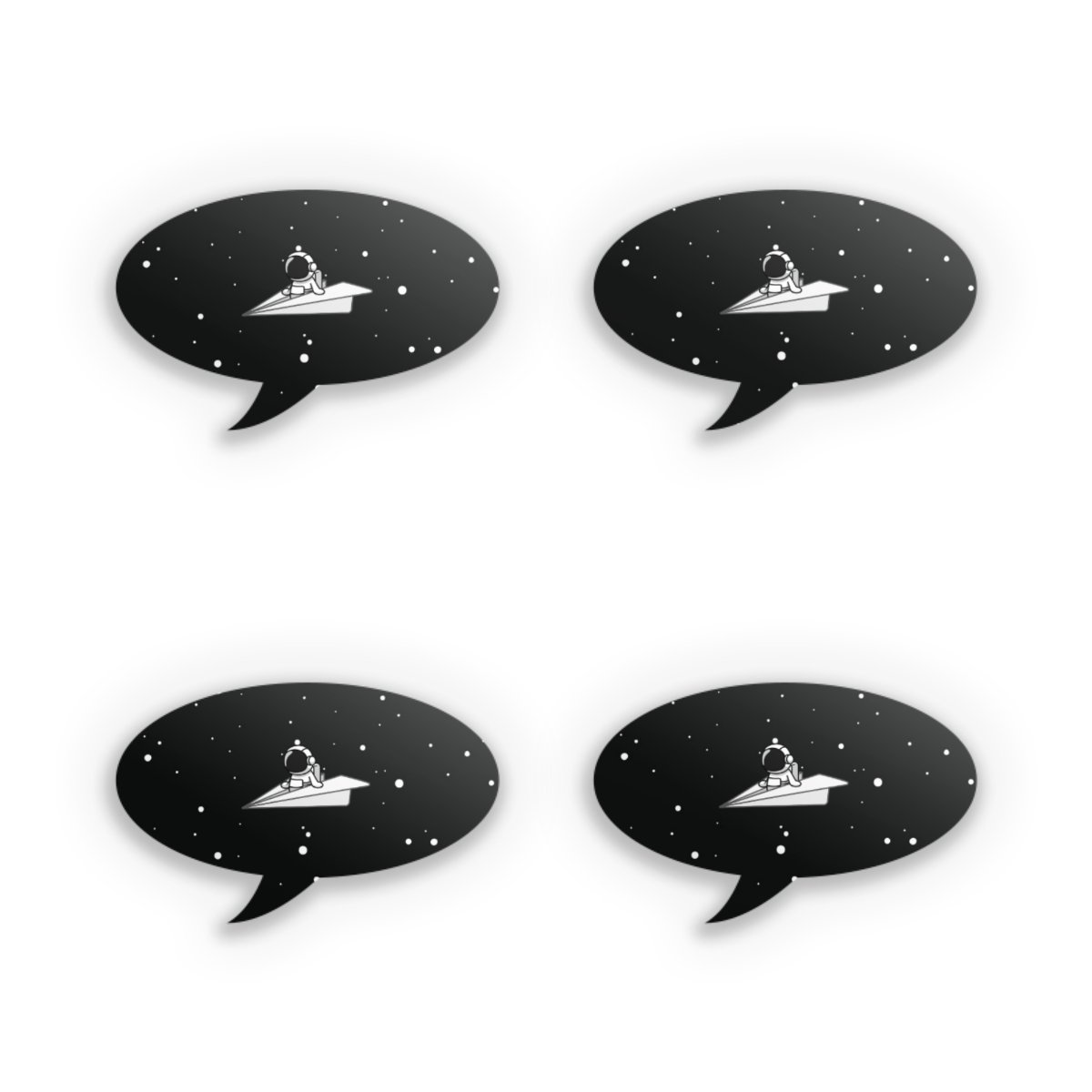 Astronaut Paper Plane Comic