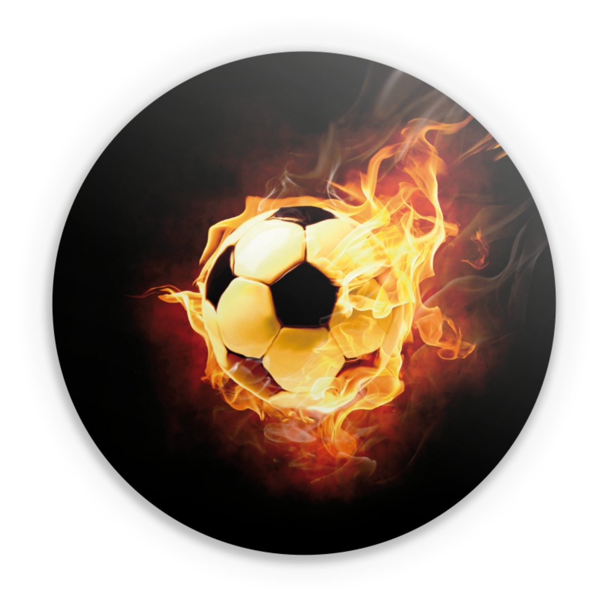 Brandend voetbal