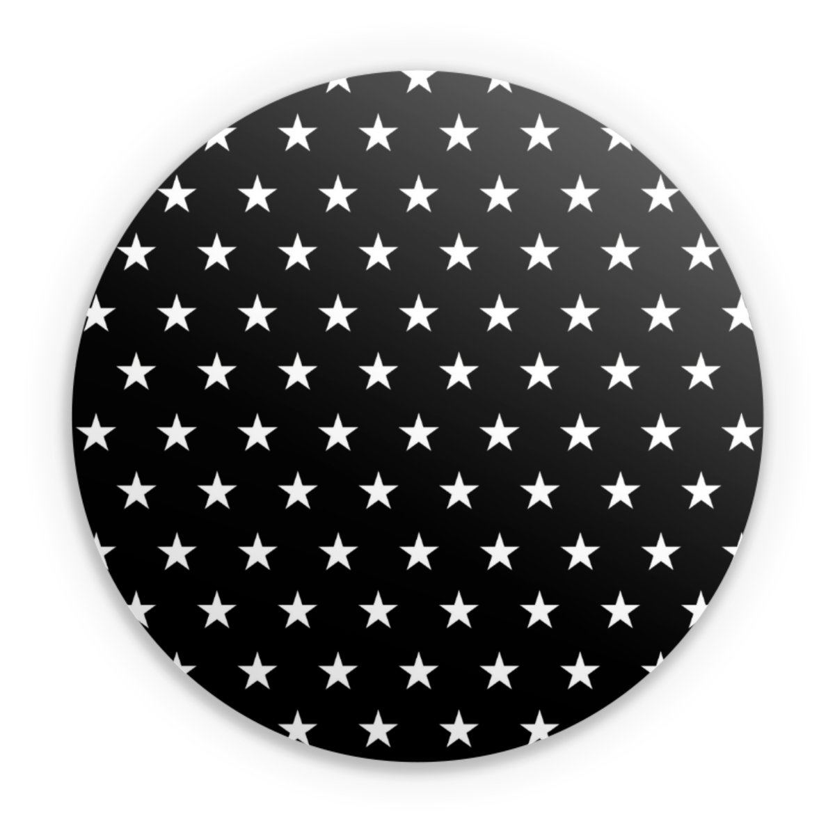 Confettis Etoiles Blanches sur Fond Noir