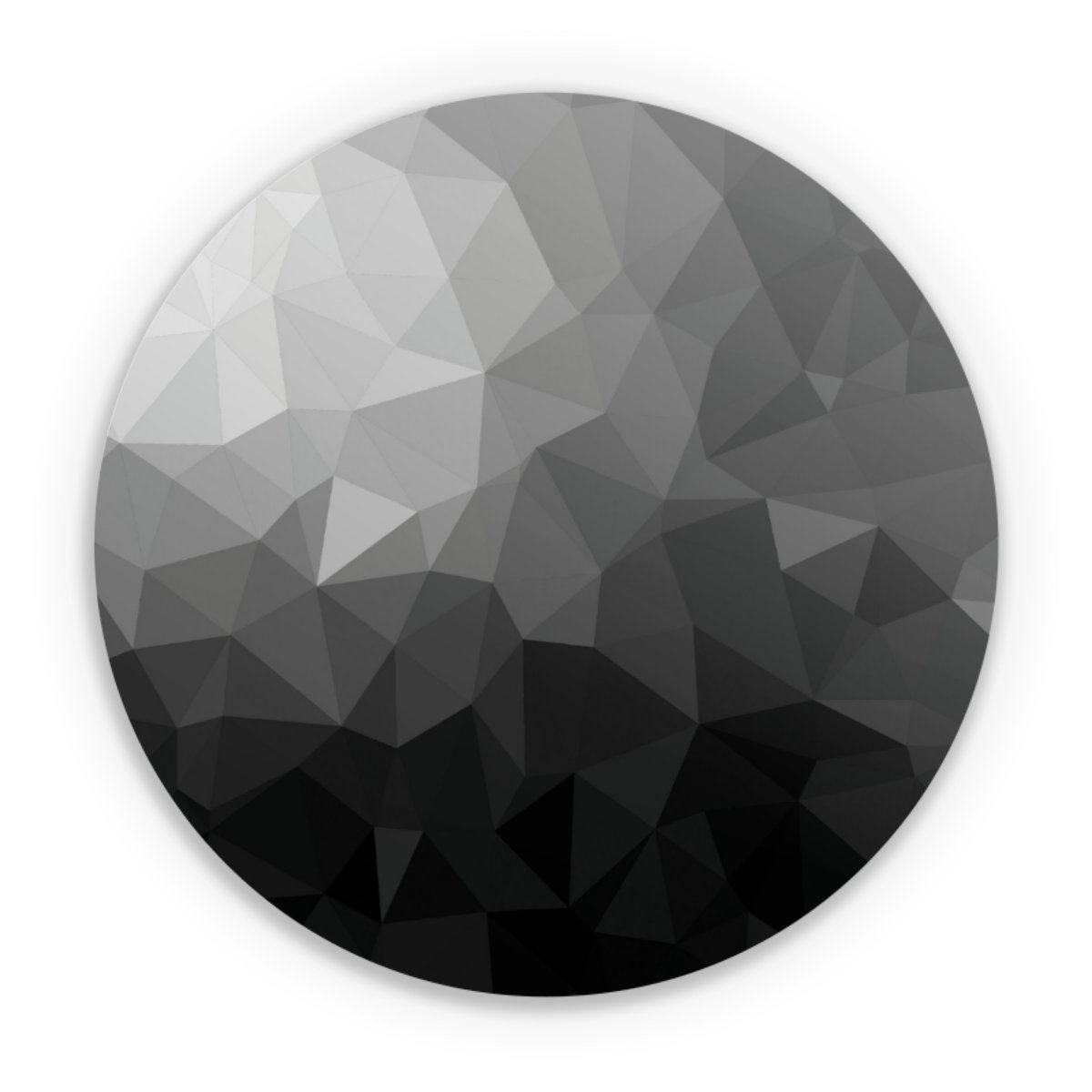 Polygonal Mosaic Noir/Blanc
