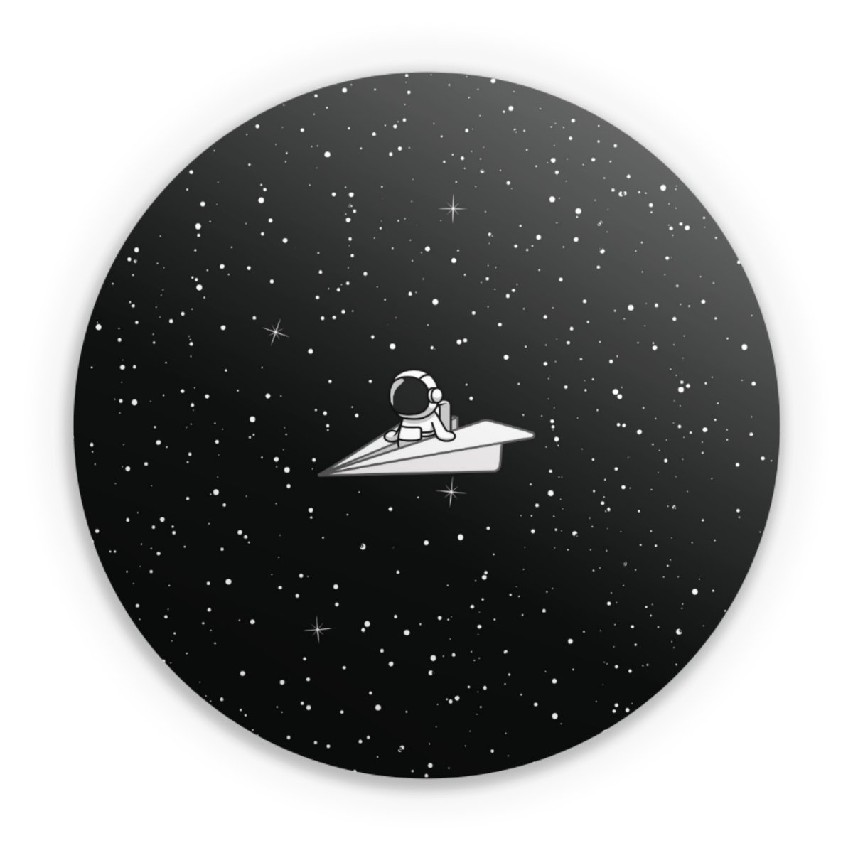 Astronaut Paper Plane Comic