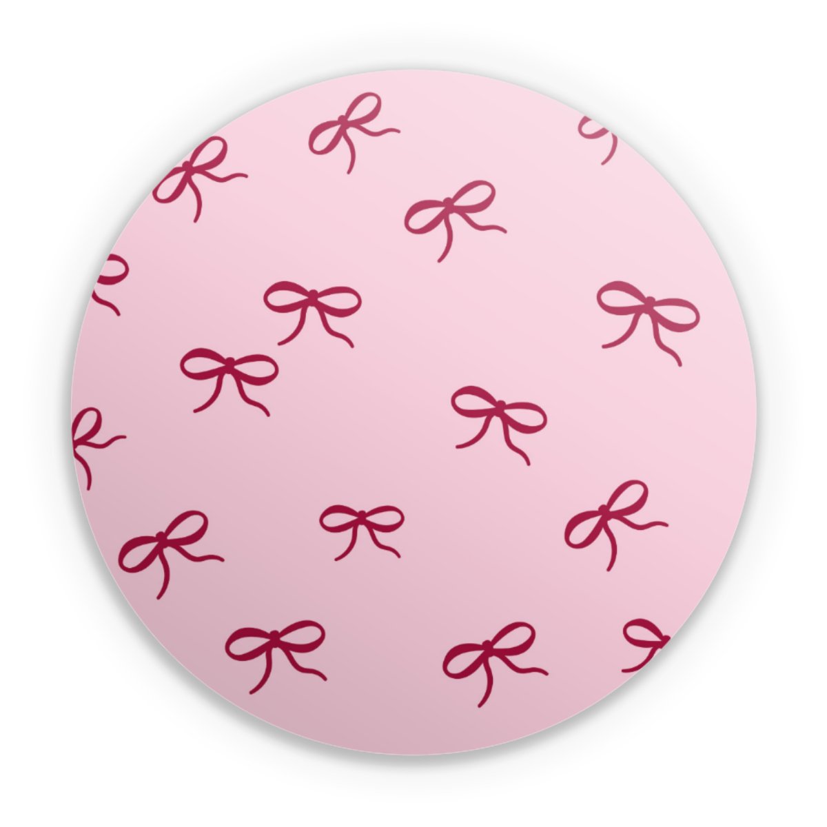 Bows Red Pink Pattern
