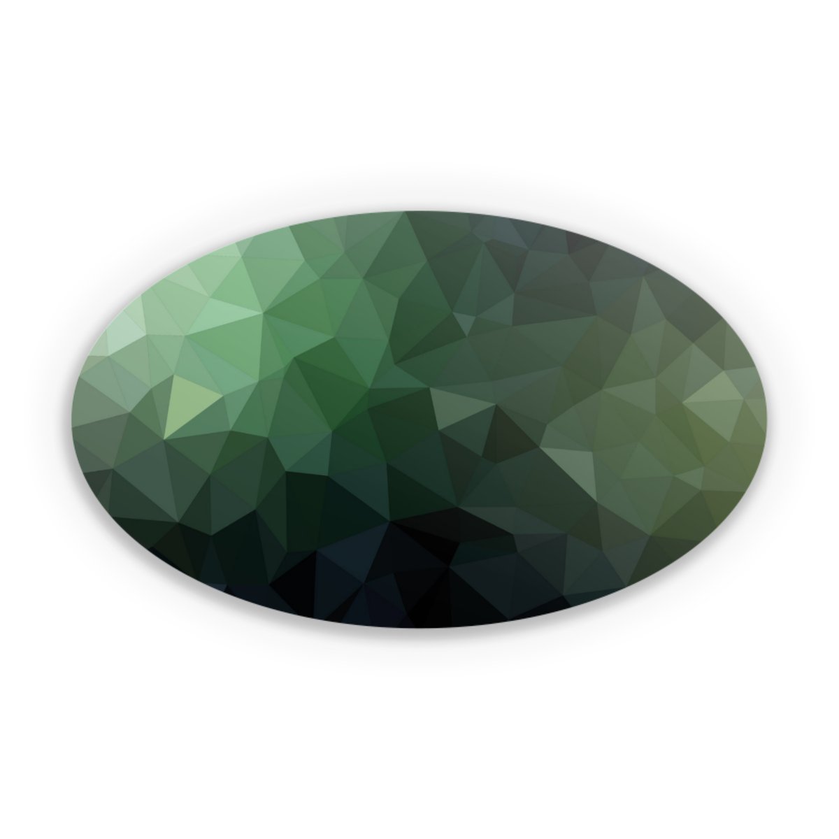 Polygonal Mosaic Green