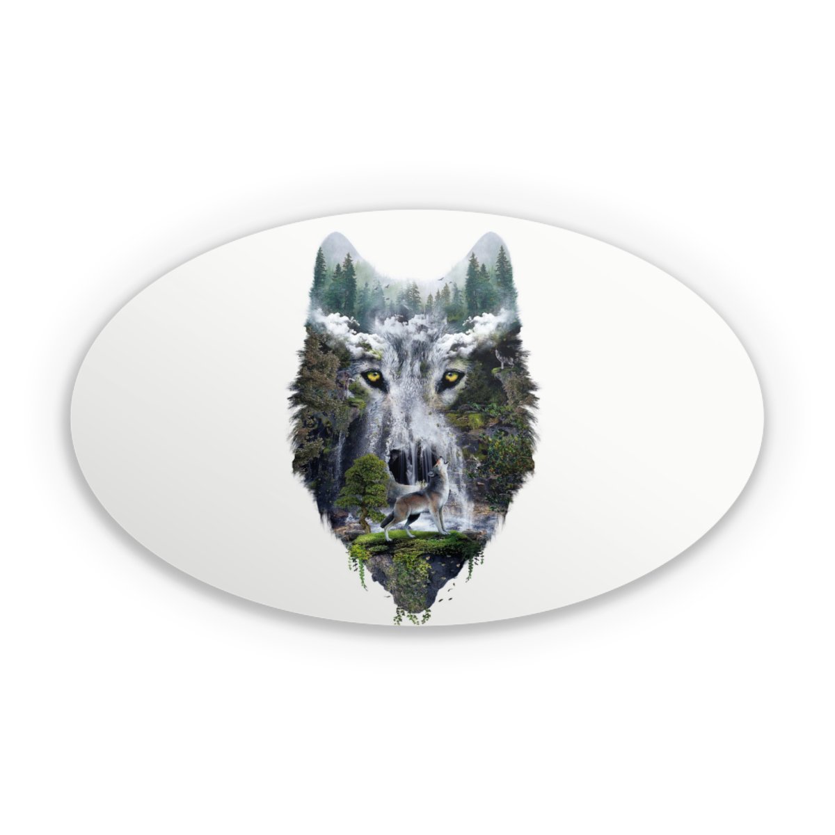 Wolf im Wald
