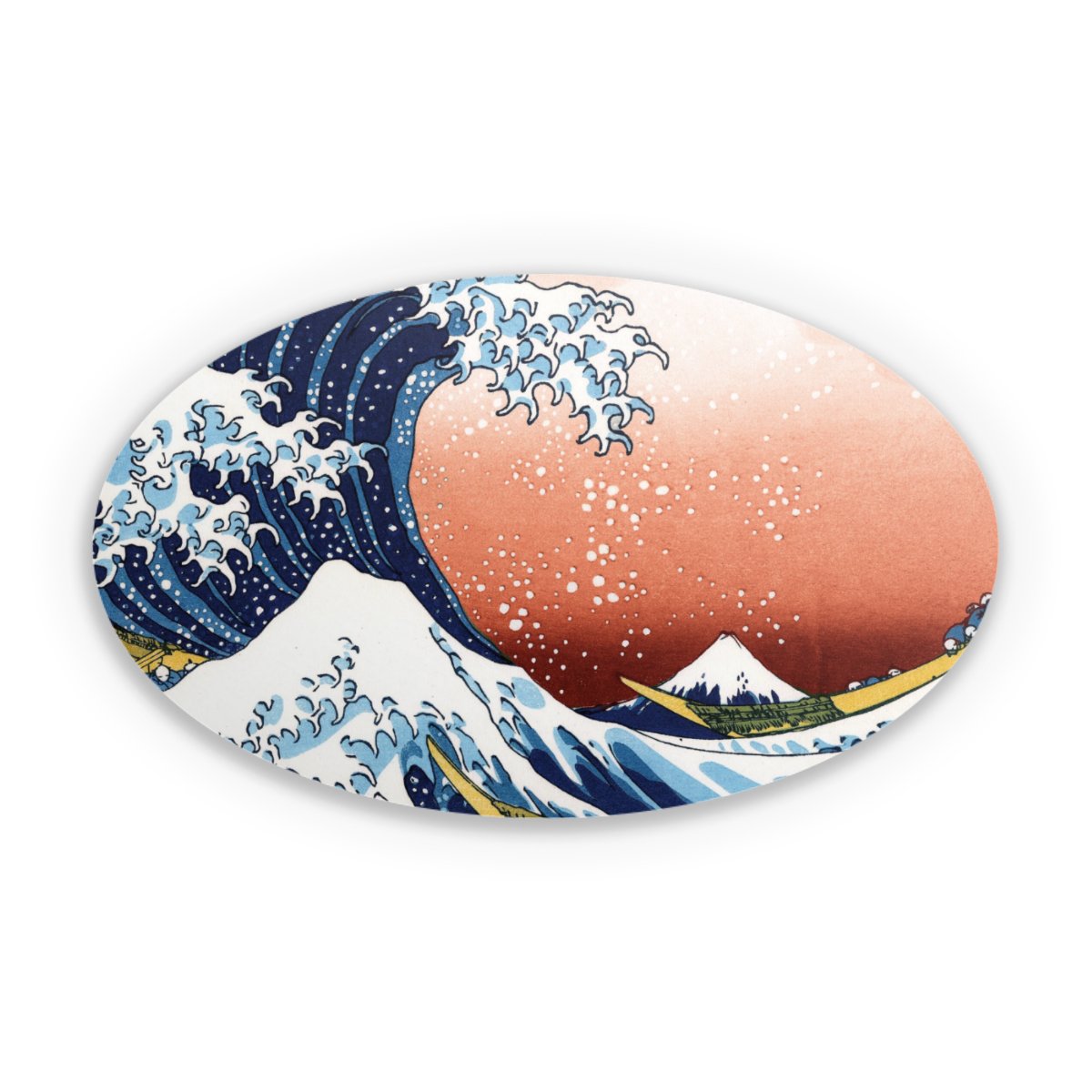 La Grande Vague de Kanagawa Rouge