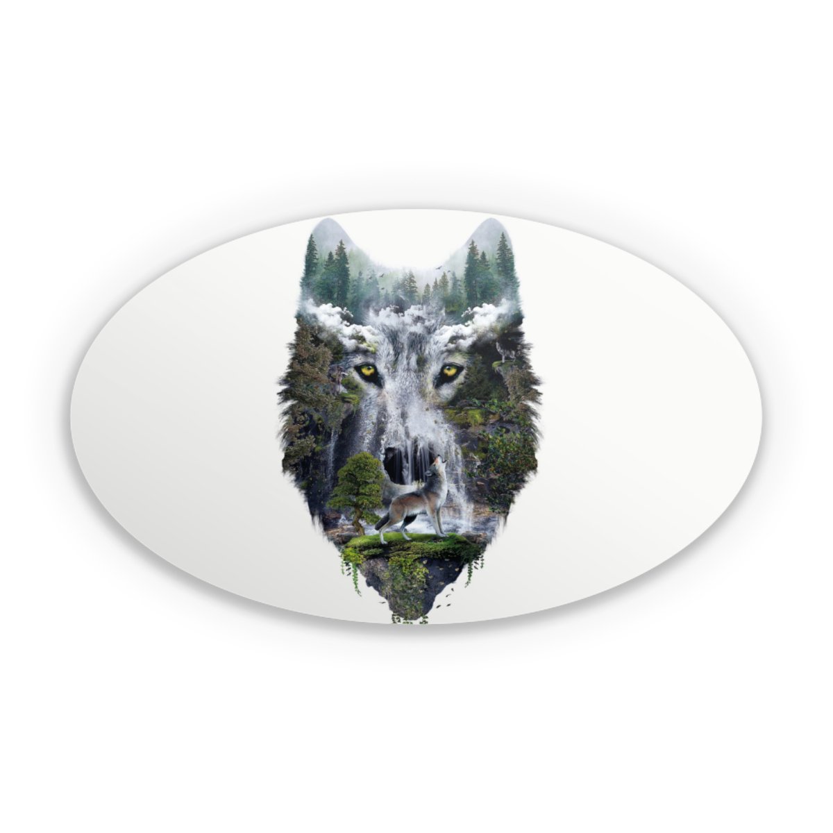 Wolf im Wald