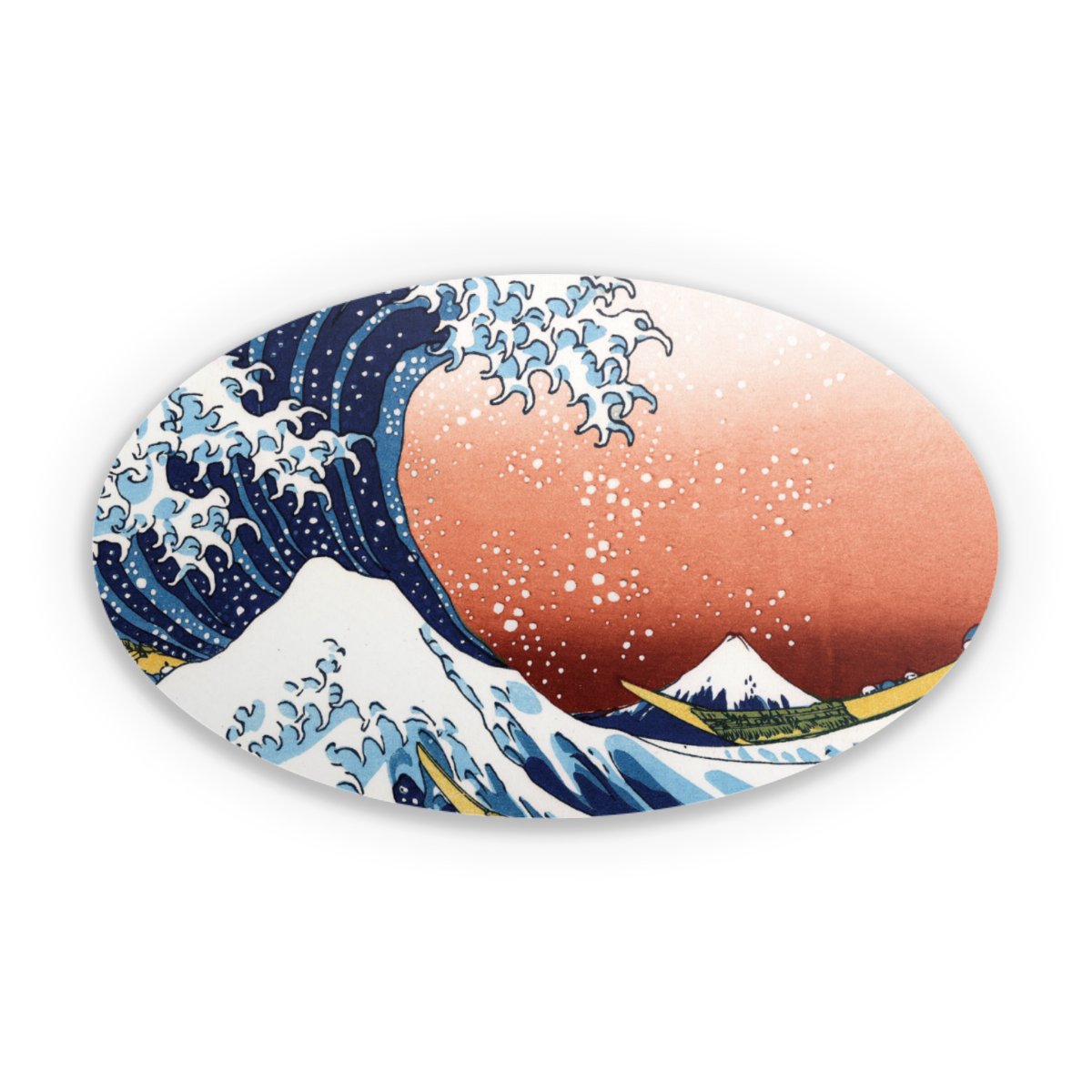 La Grande Vague de Kanagawa Rouge