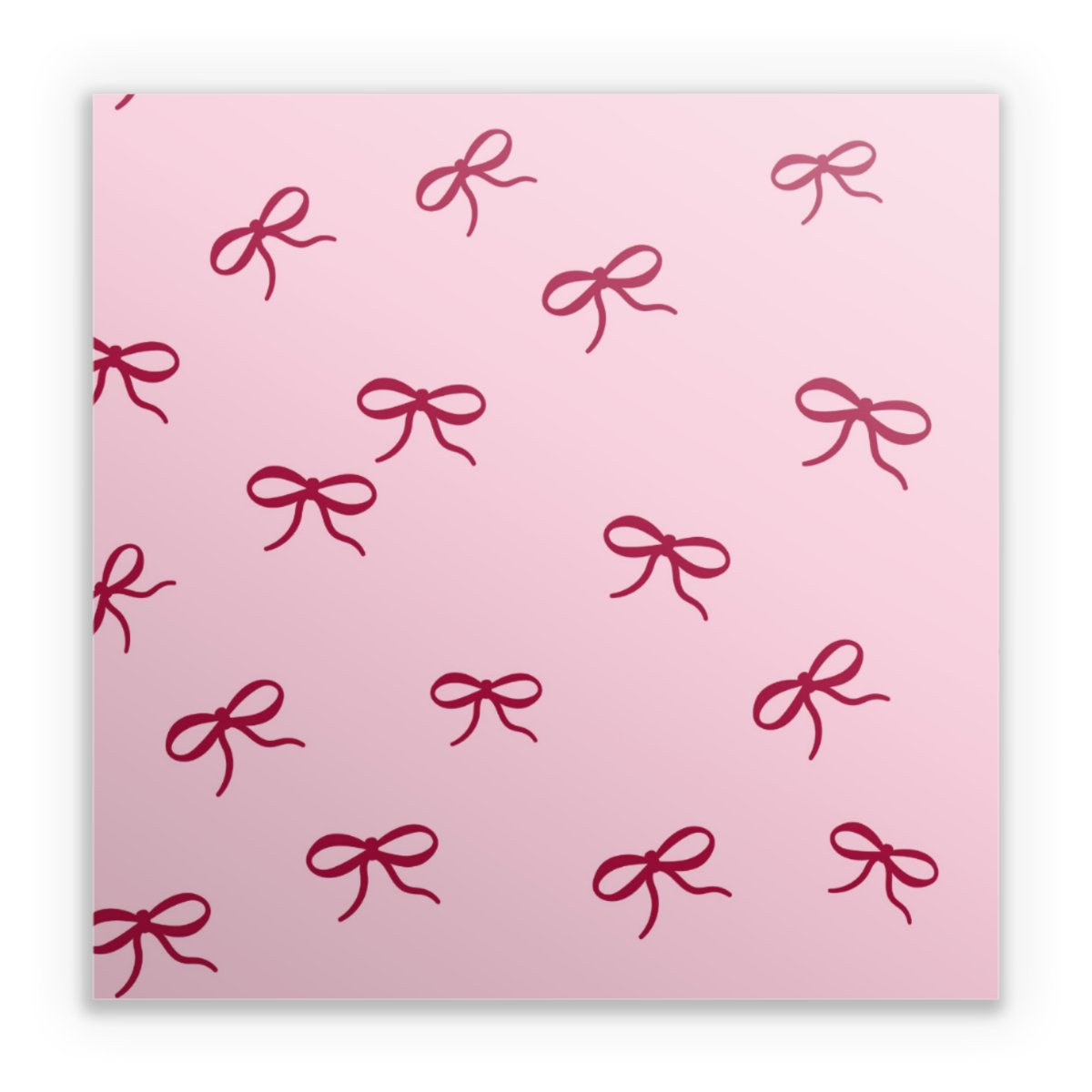Schleifen Muster Rot Pink