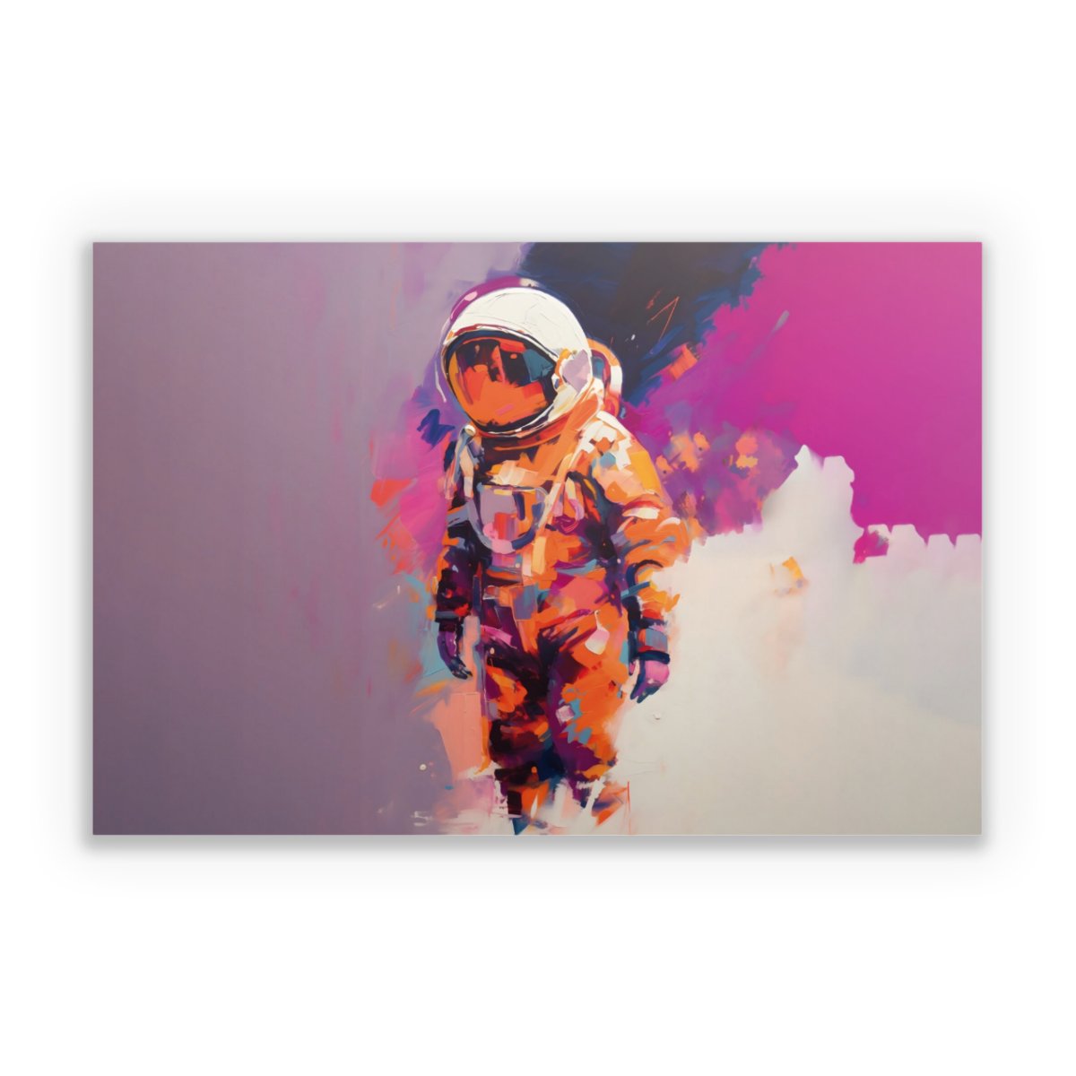 Oranje astronaut