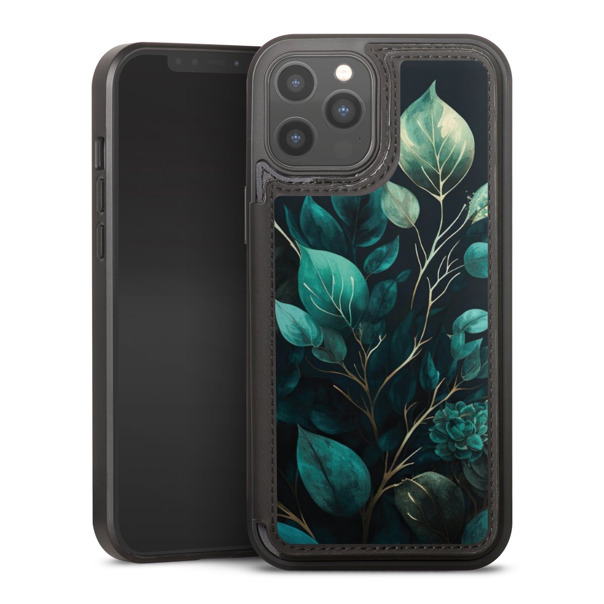 Eukalyptus dunkler Hintergrund