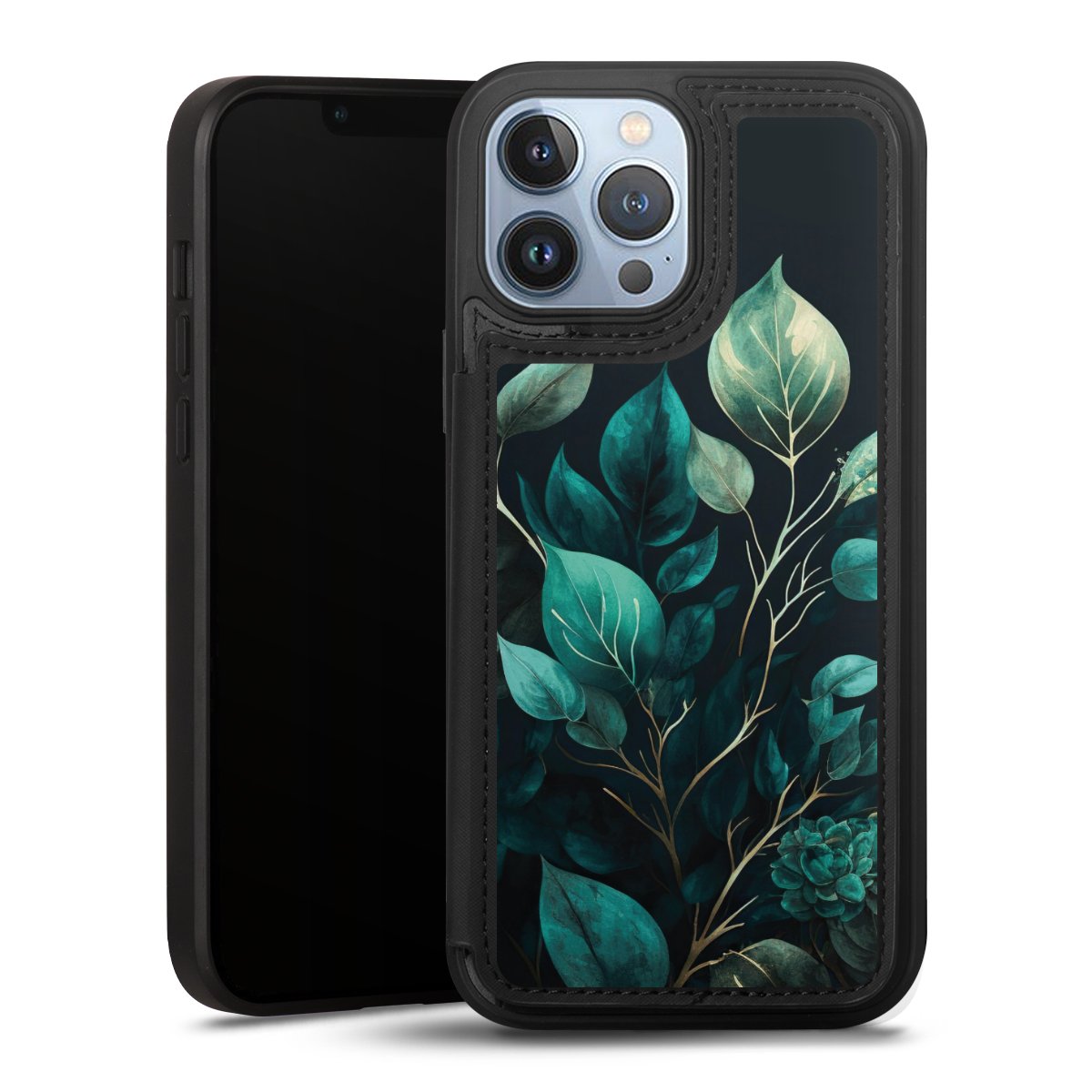 Eukalyptus dunkler Hintergrund