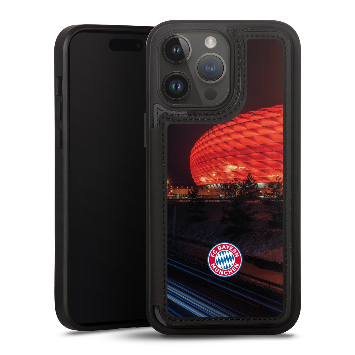 Allianz Arena bei Nacht FCB