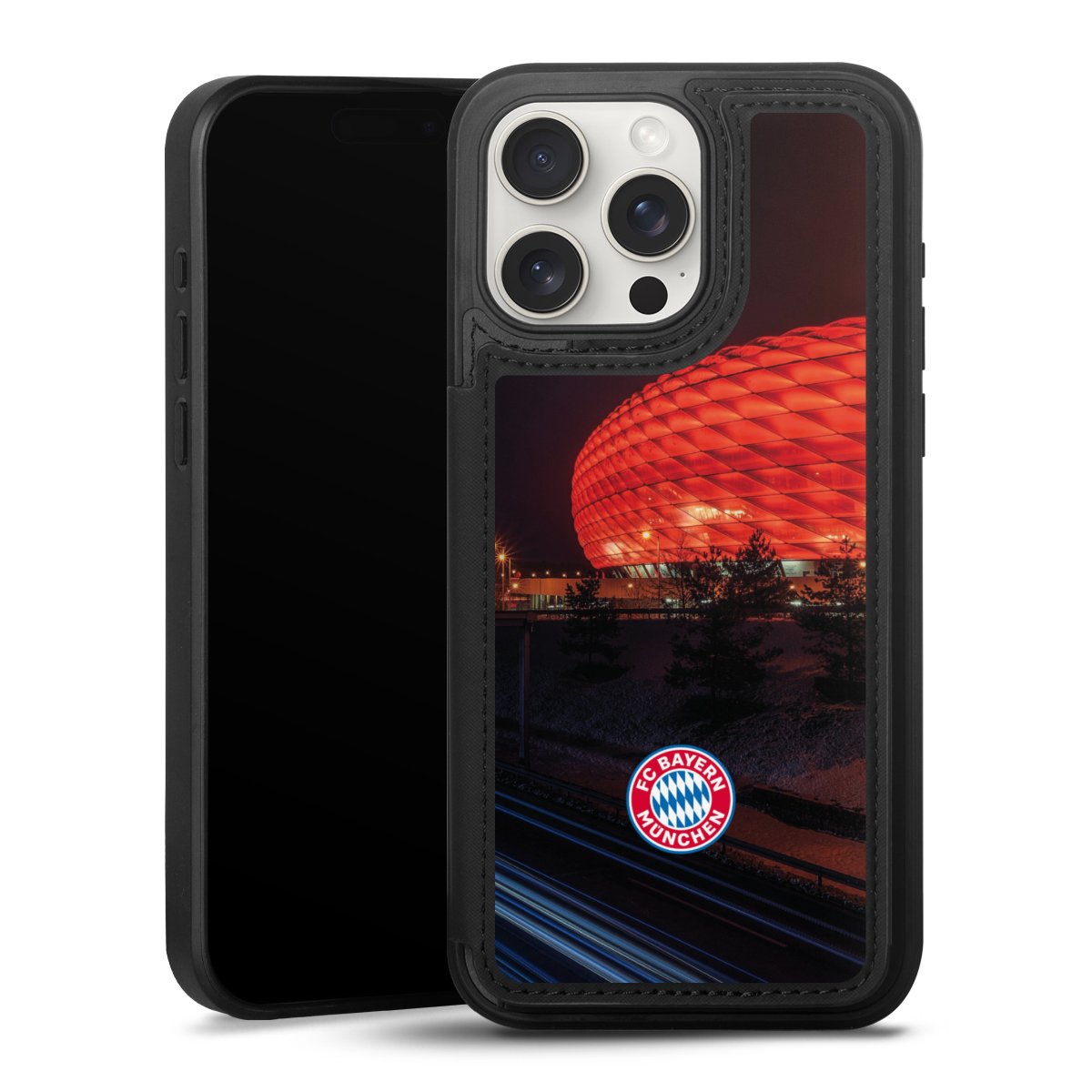 Allianz Arena bei Nacht FCB