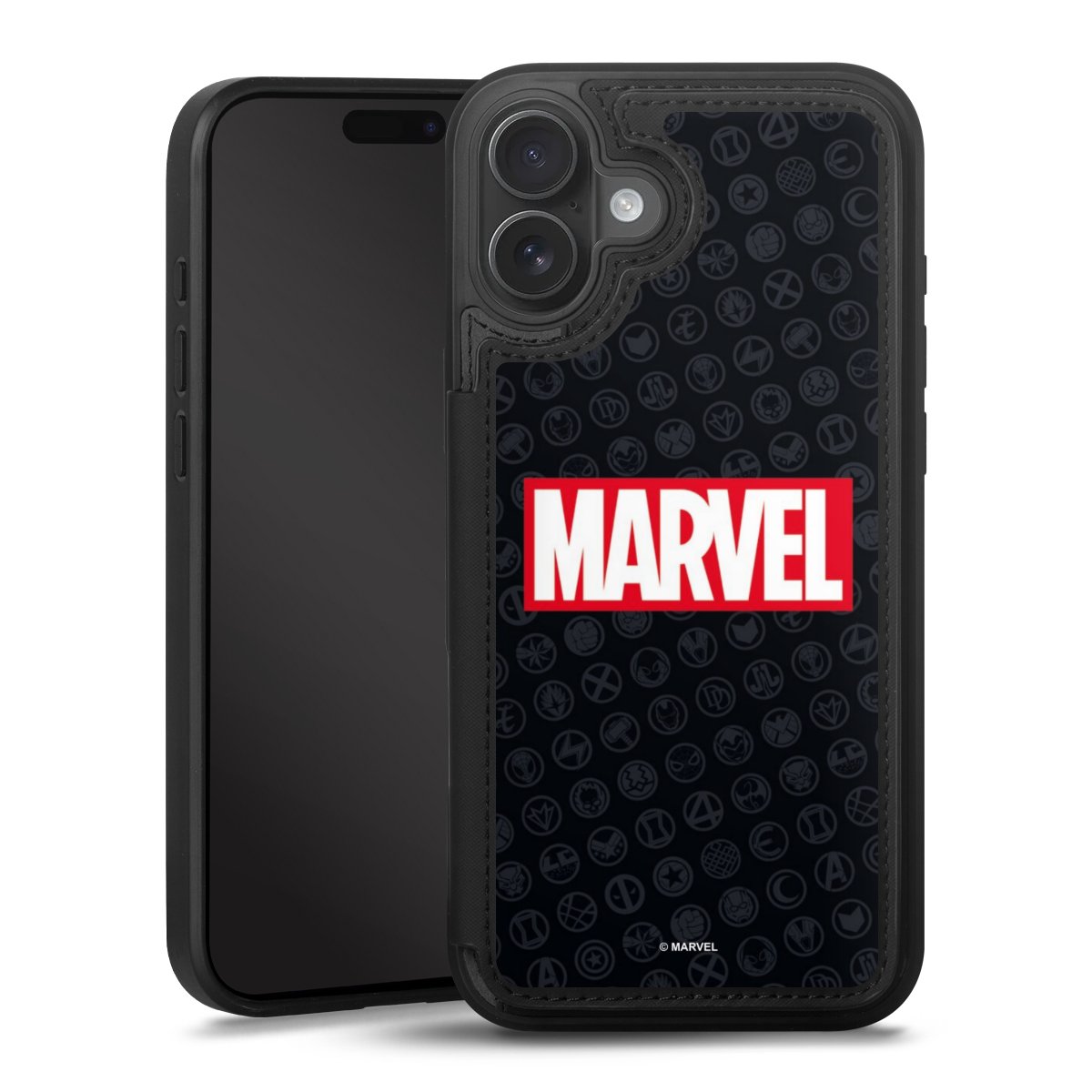 Marvel Logo Black Red 