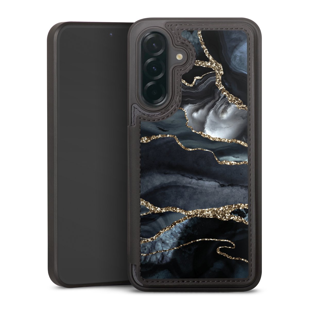 Or marbré foncé Aspect pailleté