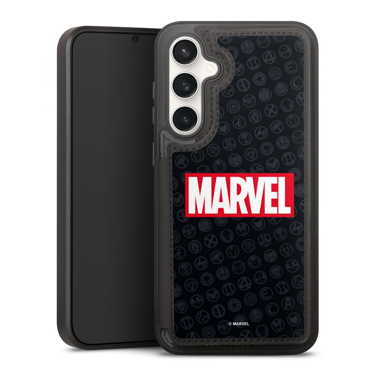 Marvel Logo Black Red 