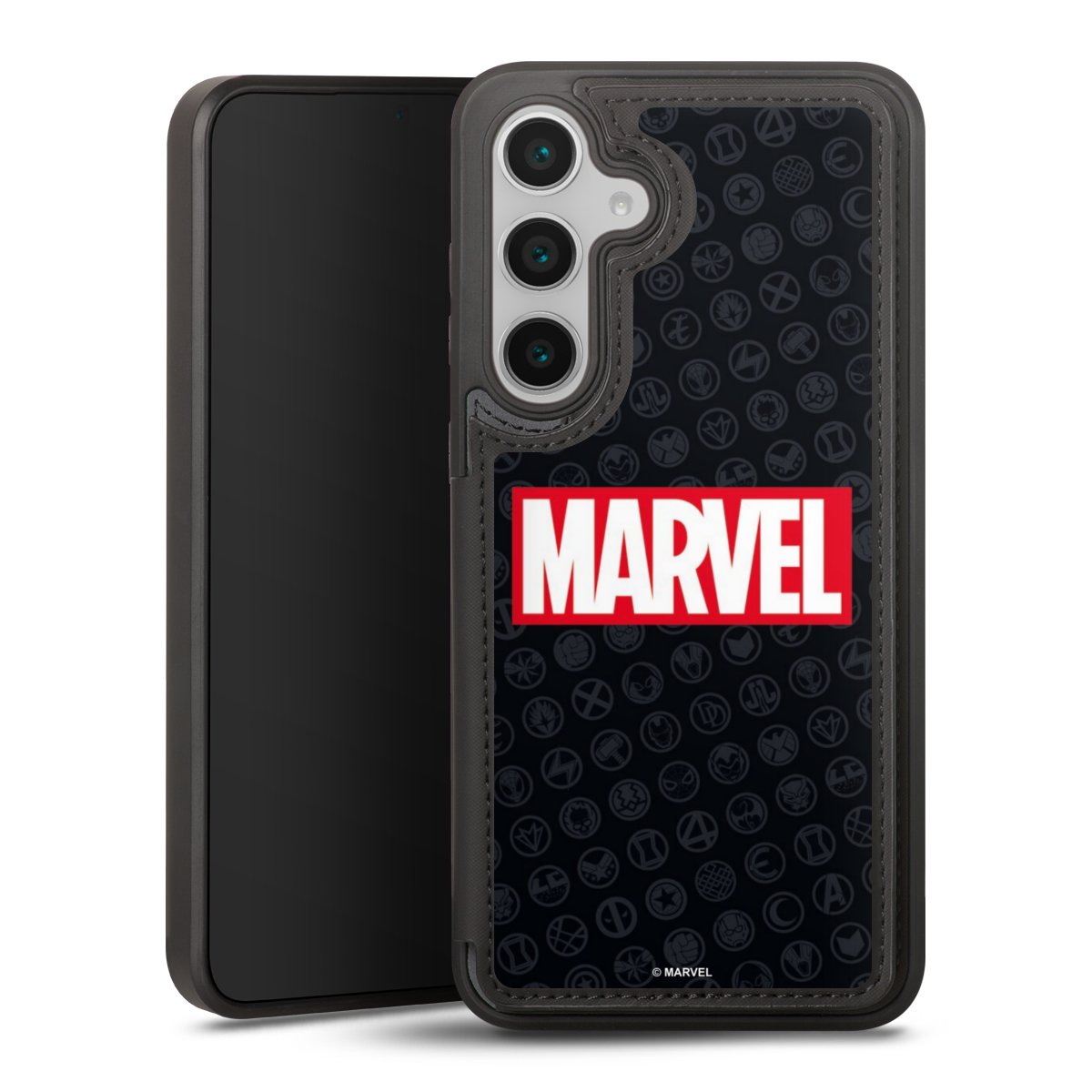 Marvel Logo Black Red 