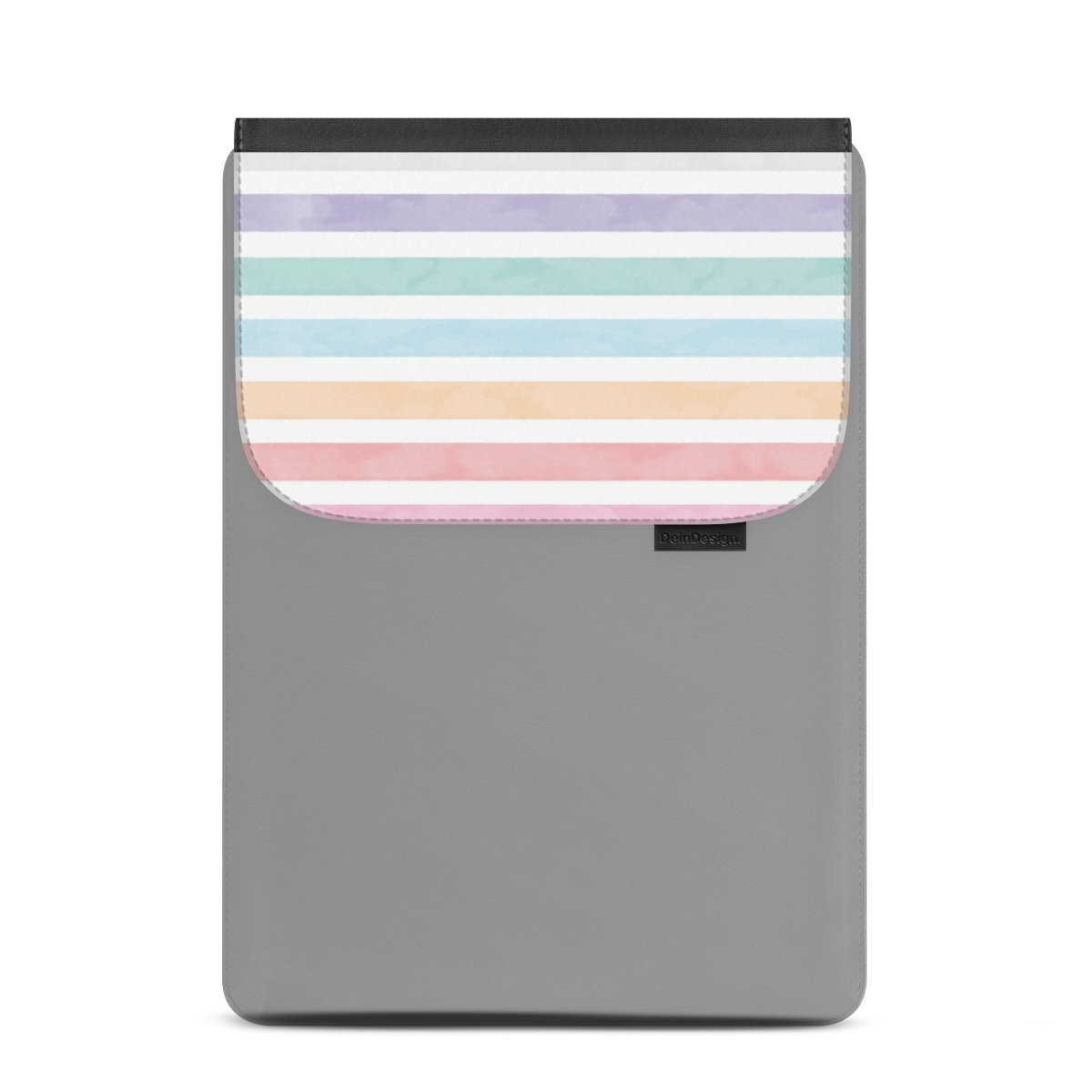 Regenbogenfarbene Streifen Design für Tablet Hüllen