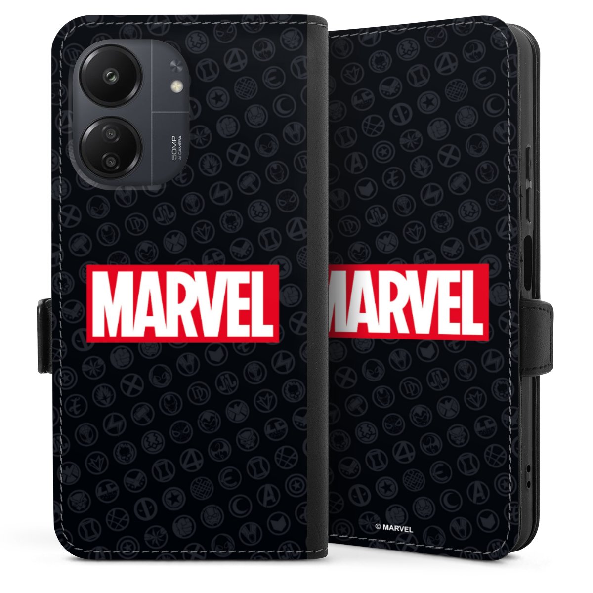 Marvel Logo Zwart Rood