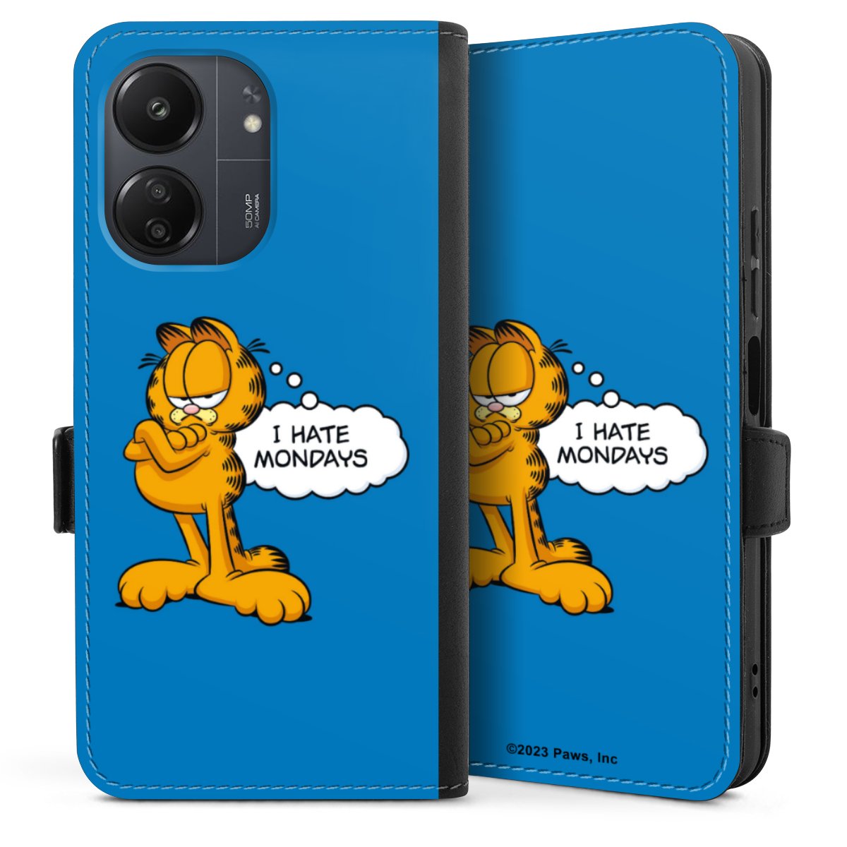 Garfield Ik haat maandagen blauw