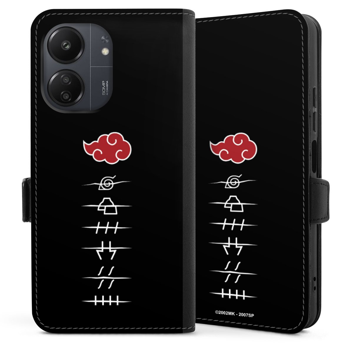 Symboles des membres de l'Akatsuki noirs