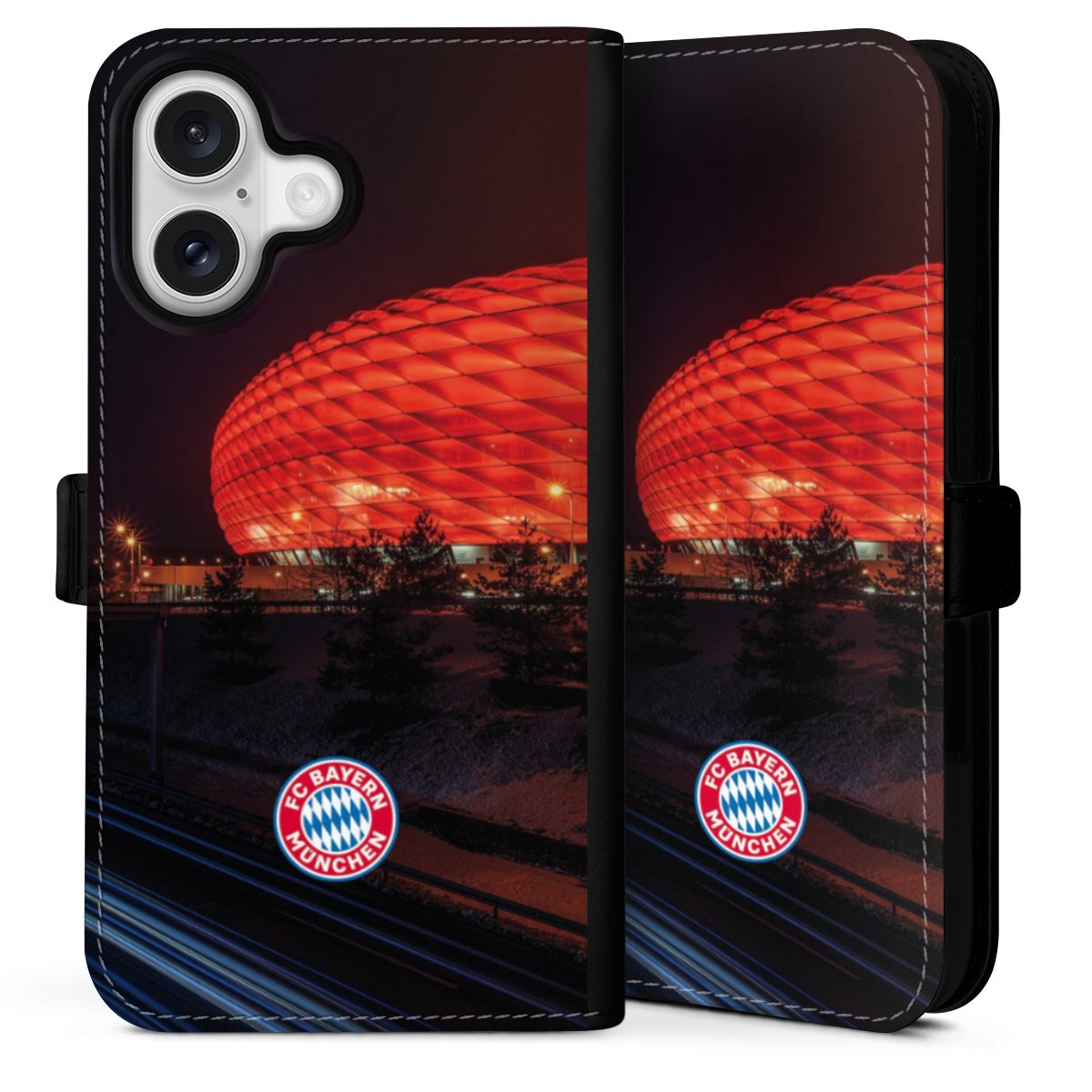 Allianz Arena bei Nacht FCB