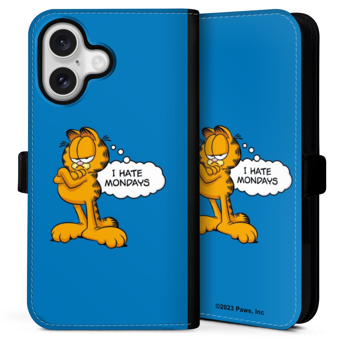 Garfield Ik haat maandagen blauw