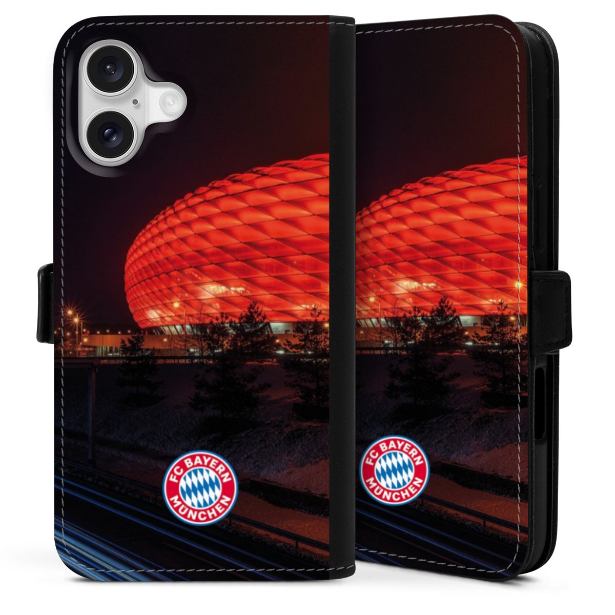 Allianz Arena bei Nacht FCB