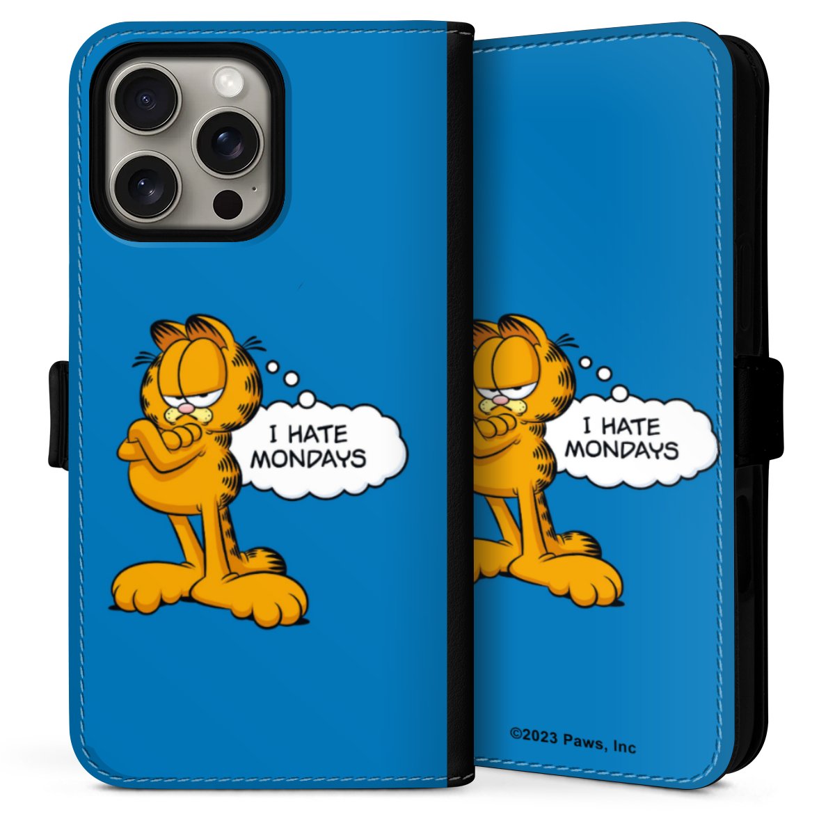 Garfield Je déteste les lundis Bleu