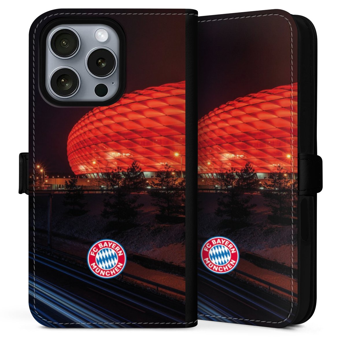 Allianz Arena bei Nacht FCB