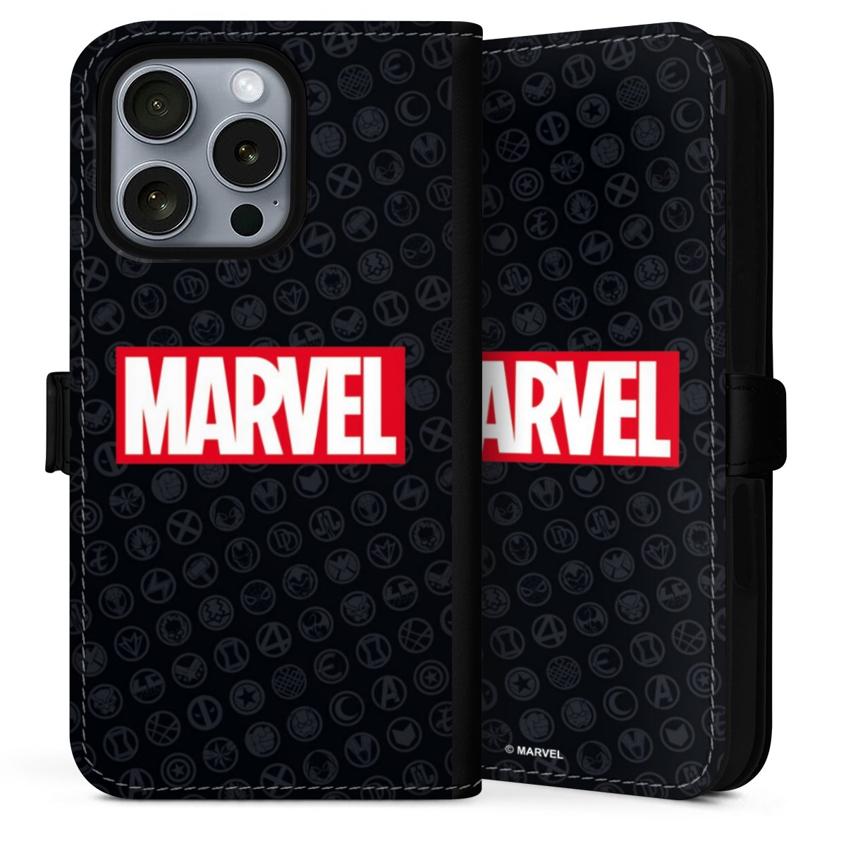 Marvel Logo Black Red 