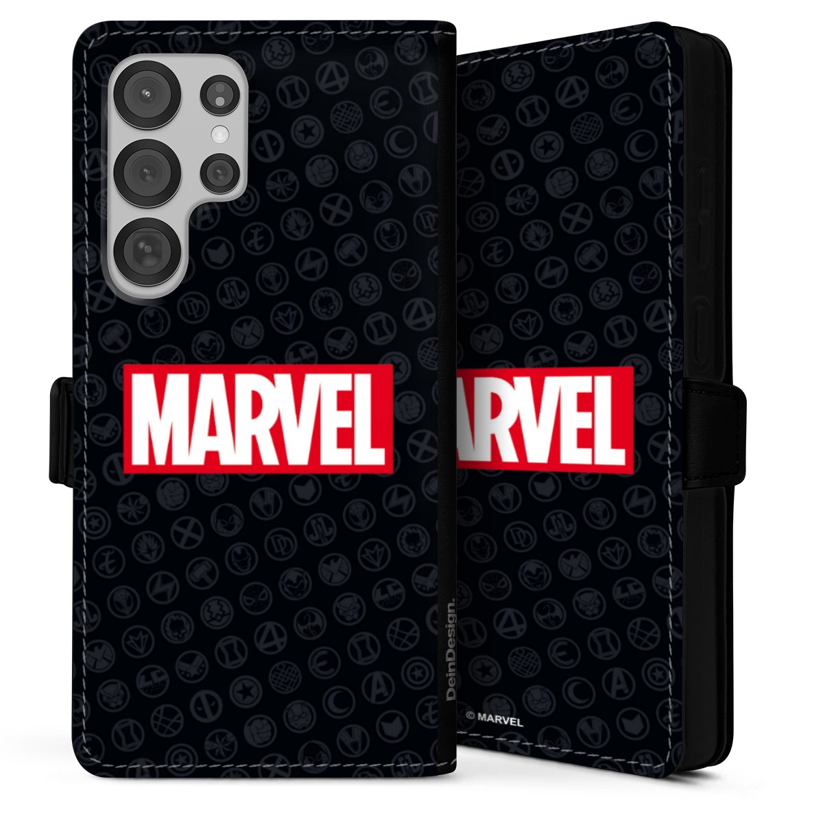 Marvel Logo Black Red 