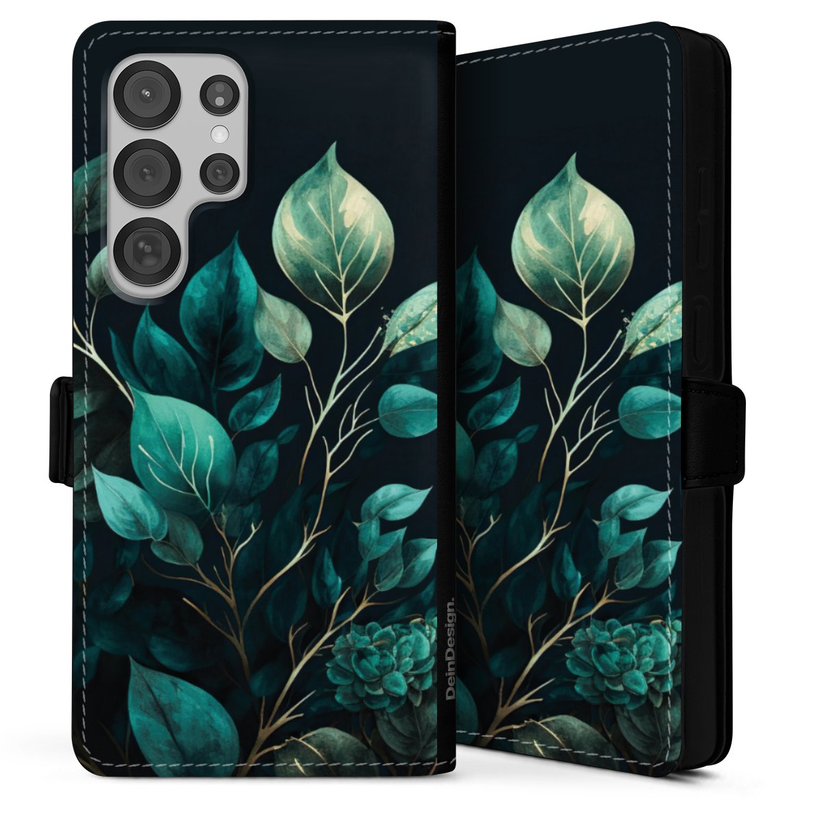 Eukalyptus dunkler Hintergrund