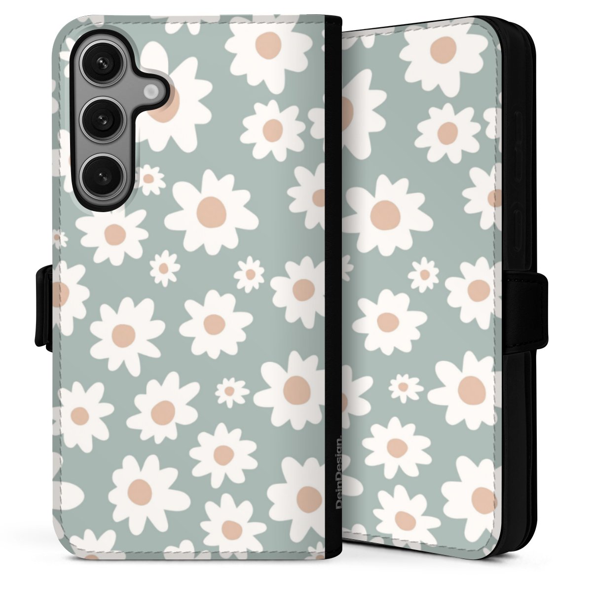 Gänseblümchen Muster grün