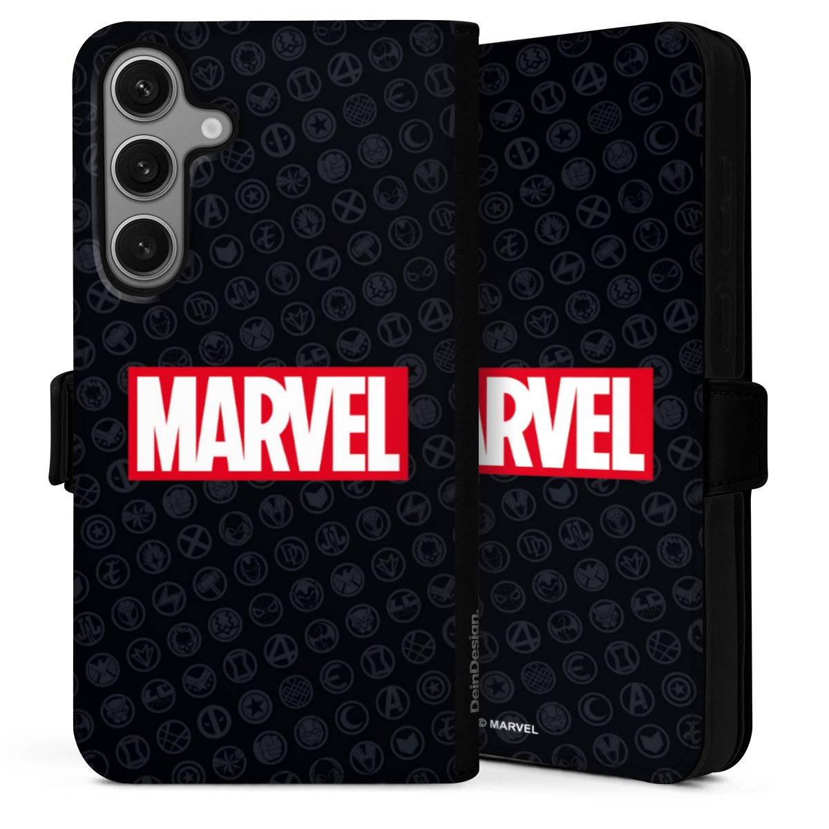 Marvel Logo Black Red 