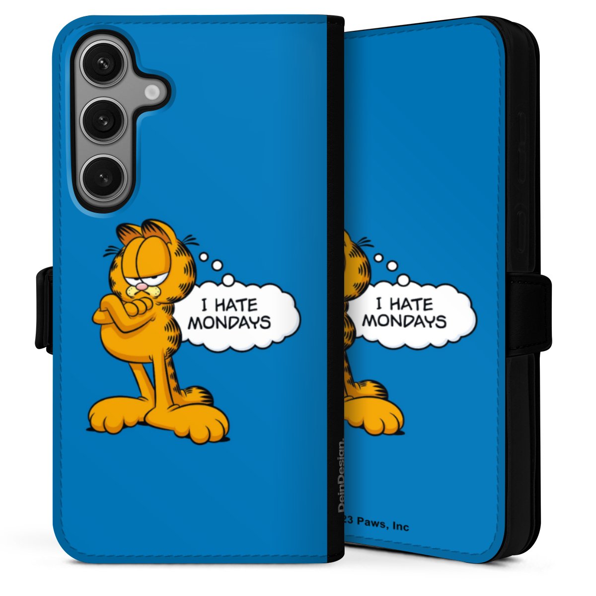 Garfield Ik haat maandagen blauw