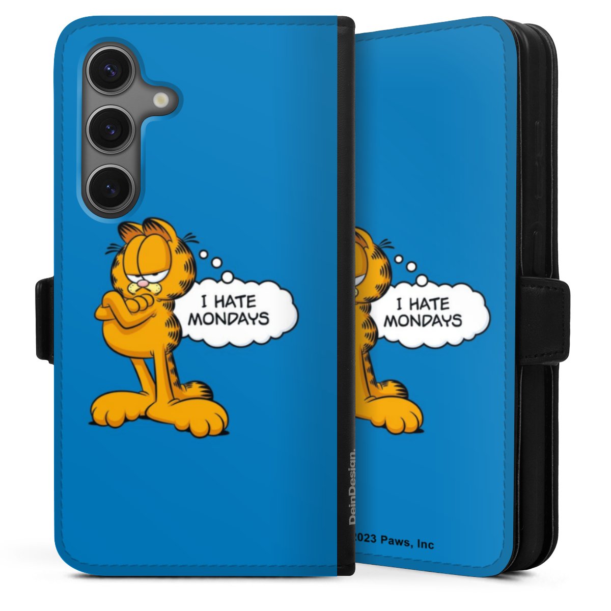 Garfield Ik haat maandagen blauw