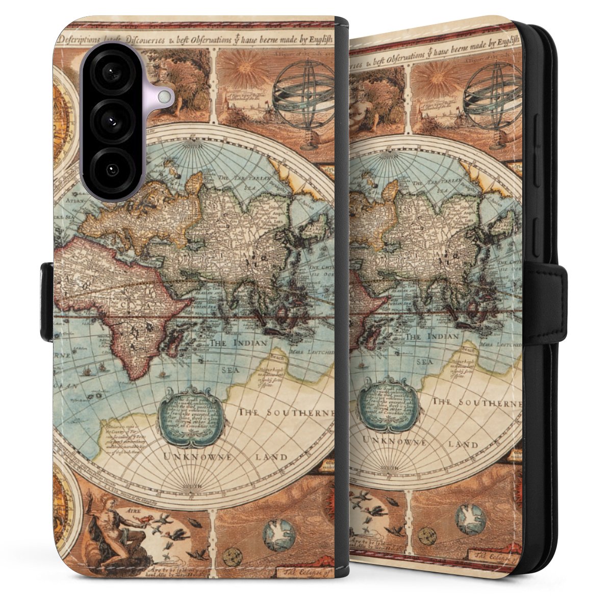 Mappa del mondo vintage